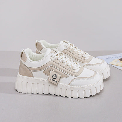 Damen Sneaker Plattform Bequem Leicht Heidi Style