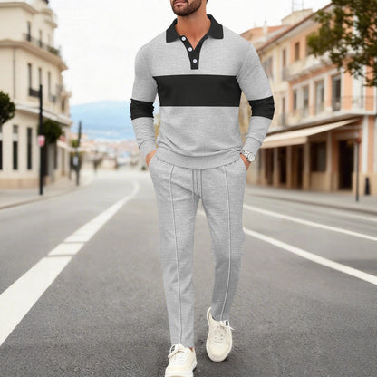 Herren Poloshirt Sportlich Elegant mit Passender Hose