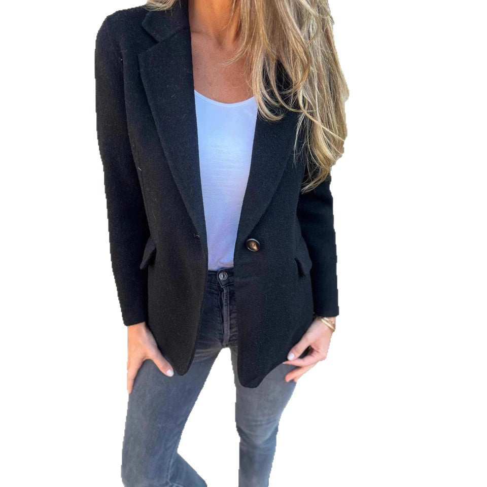 Damen Blazer Gestreift Elegant Berlin Style