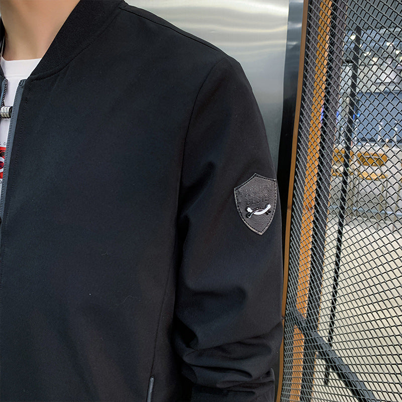 Herren Bomberjacke Sportlich Funktionell Wasserabweisend