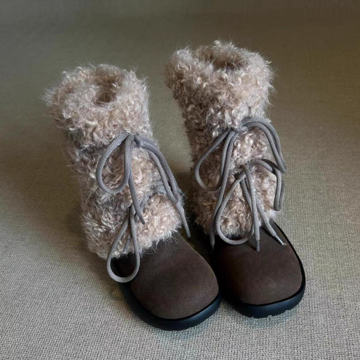 Damen Winterboots Warm Weich Kunstfell Rutschfest - BerlinGlamour
