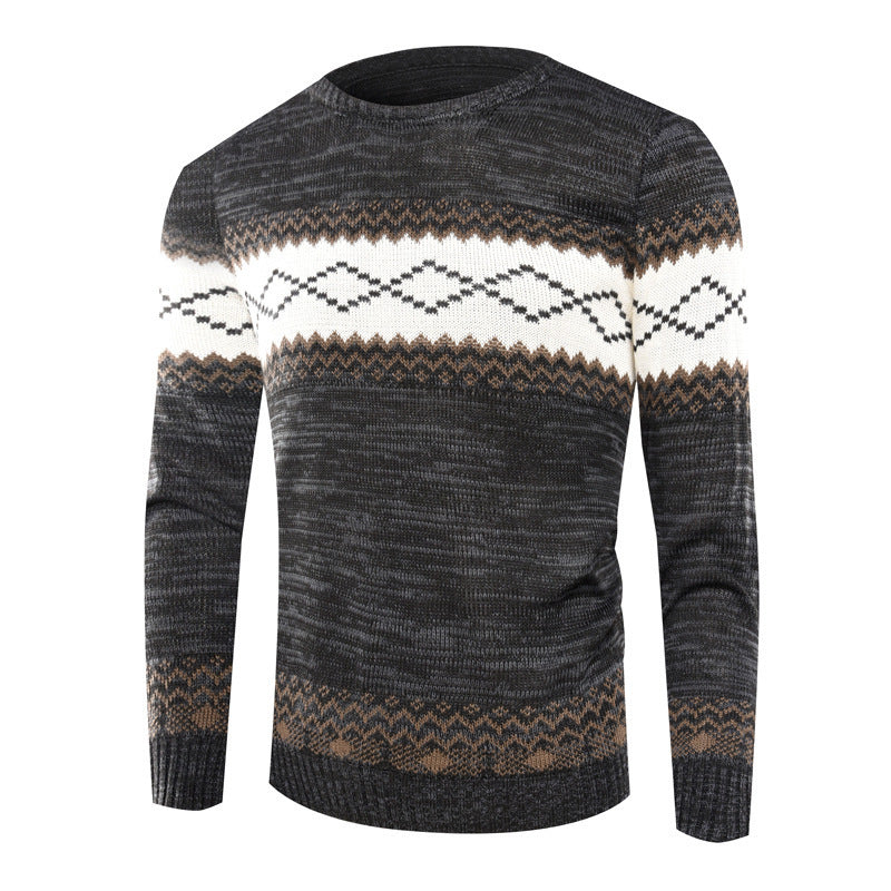 Herren Pullover Geometrisches Muster Modern Strick