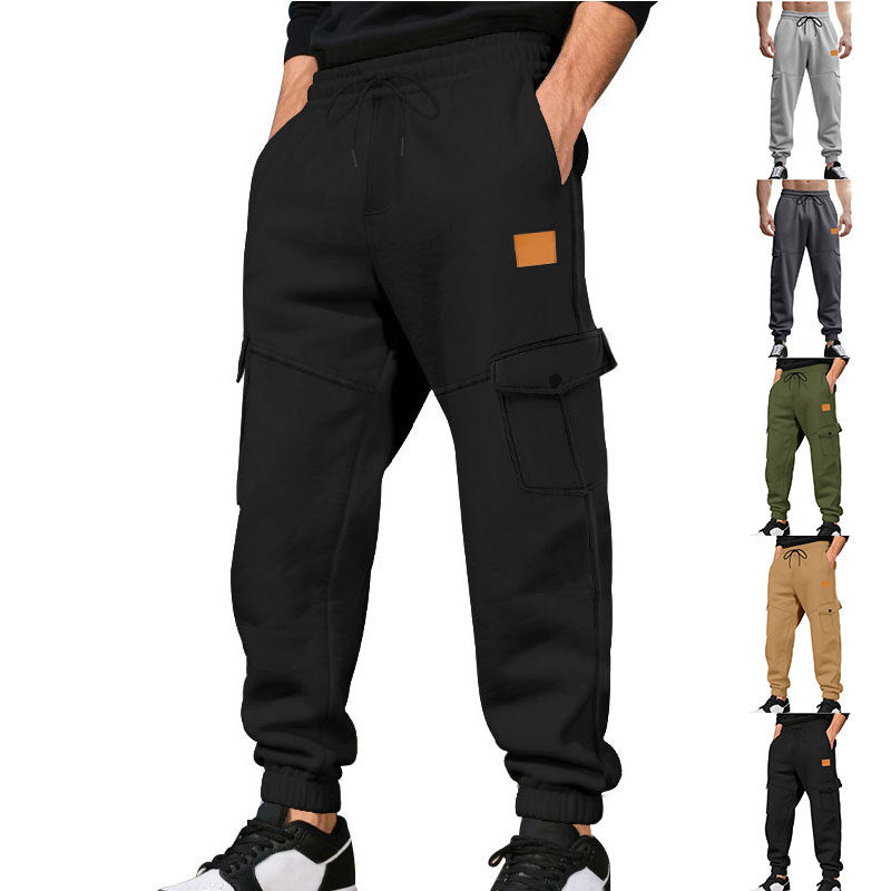 Herren Jogginghose Cargo Bequem Elastisch mit Taschen - BerlinGlamour