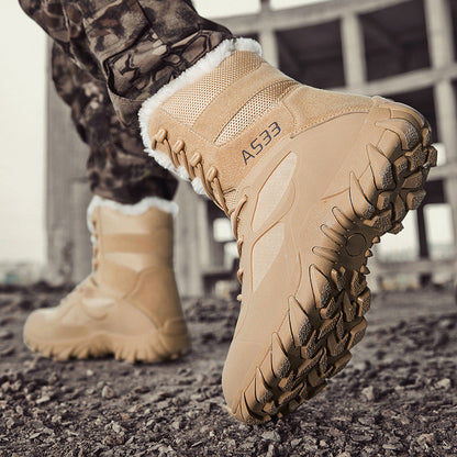 Militärstiefel Herren Robust Outdoortreter - BerlinGlamour
