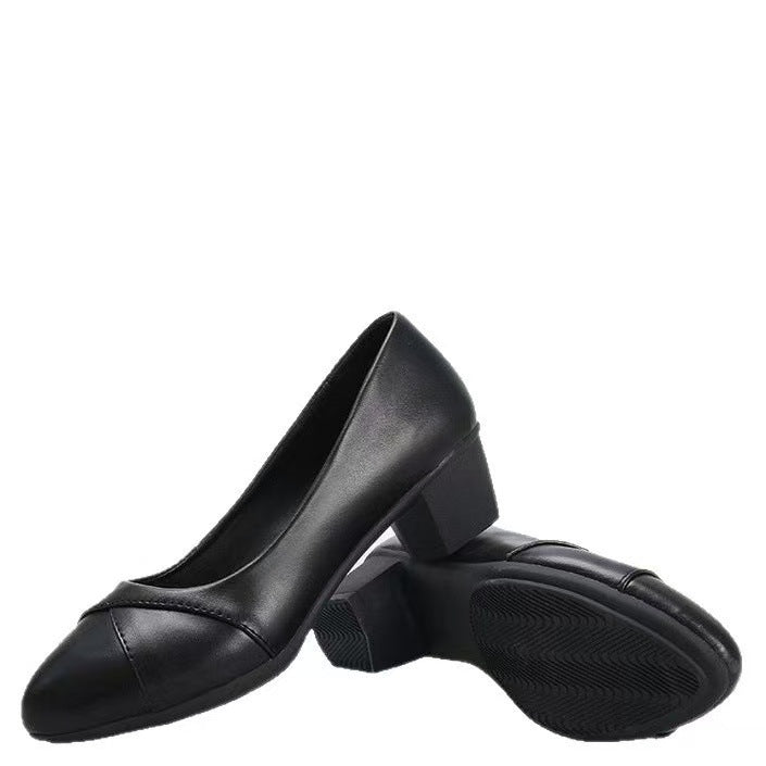 Damen Pumps Blockabsatz Elegante Bequem