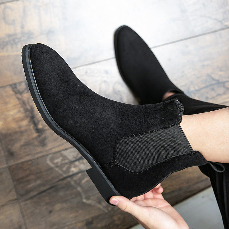 Damen Chelsea Stiefel Elegante Schwarz