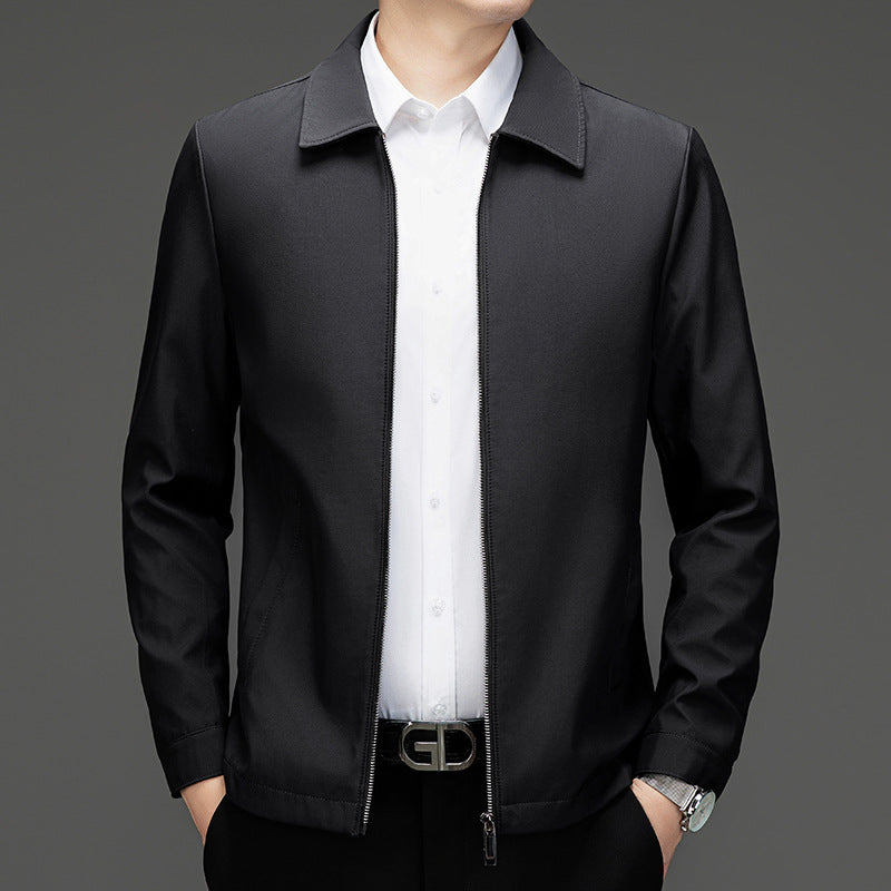 Herren Übergangsjacke Lässig Modern mit Reißverschluss und Taschen - BerlinGlamour