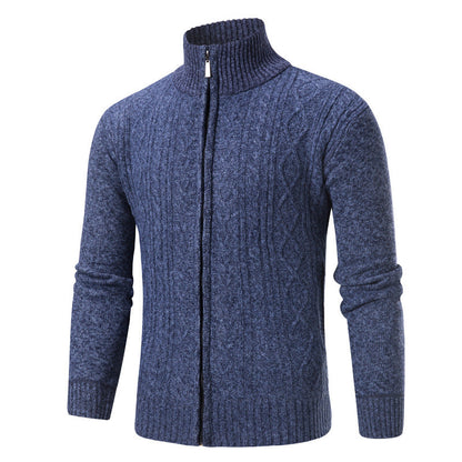 Herren Strickpullover Stehkragen Modern Trendy