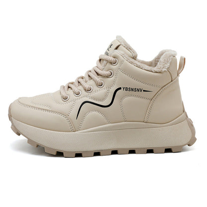 Damen High-Top Sneaker Warm Winter Schnee rutschfest