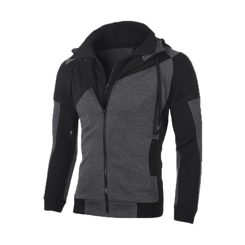 Herren Sportjacke Funktionell Wasserabweisend Hochkragen