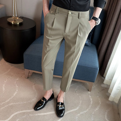 Herren Anzughose Slim Fit Modern