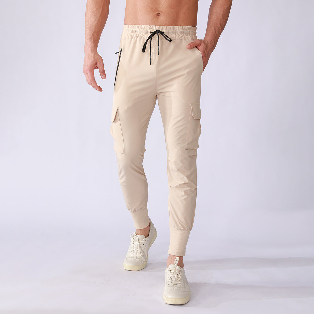 Herren Jogginghose Modern Cargo Bequem Elastisch