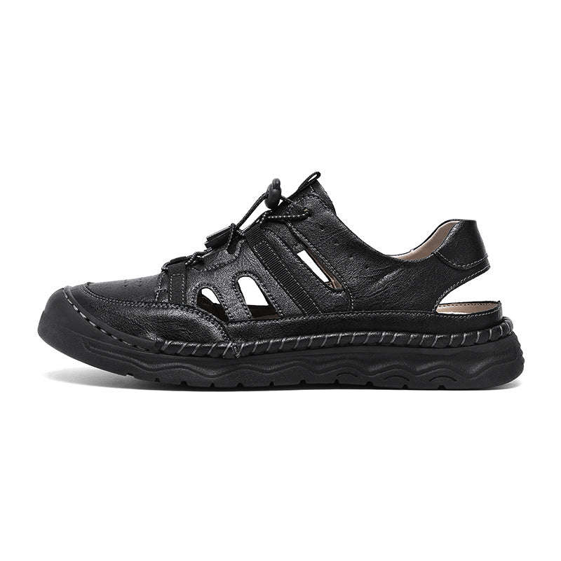 Herren Sandalen mit Verstellbarem Riemen Bequem Sommer