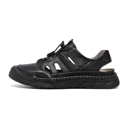 Herren Sandalen mit Verstellbarem Riemen Bequem Sommer