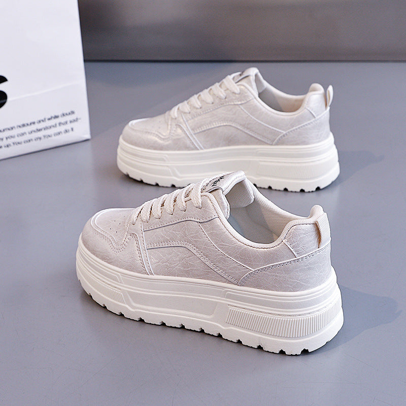 Damen Sneaker Sportlich Lässig Dicke Sohle
