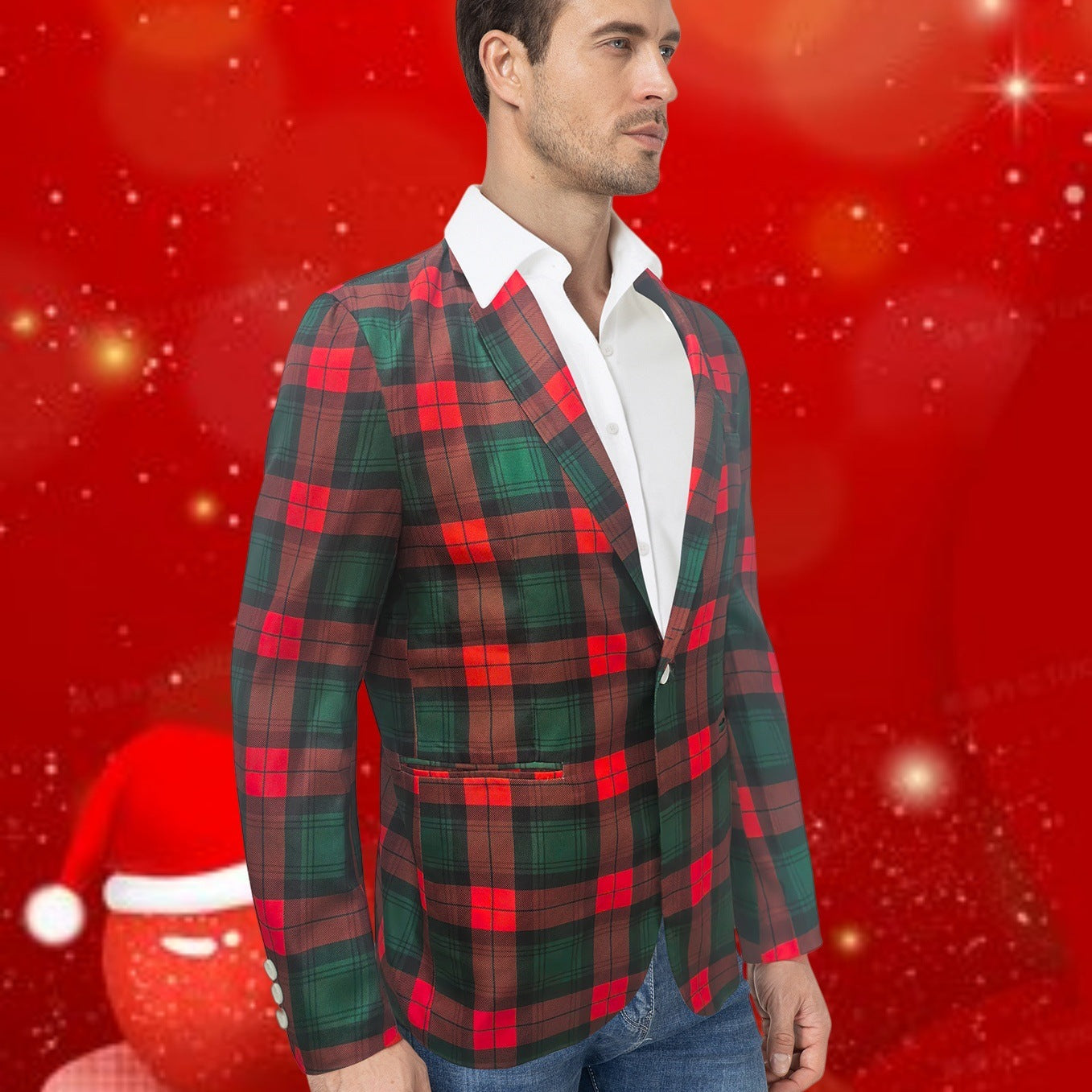 Herren Karoblazer Elegant Berlin Style