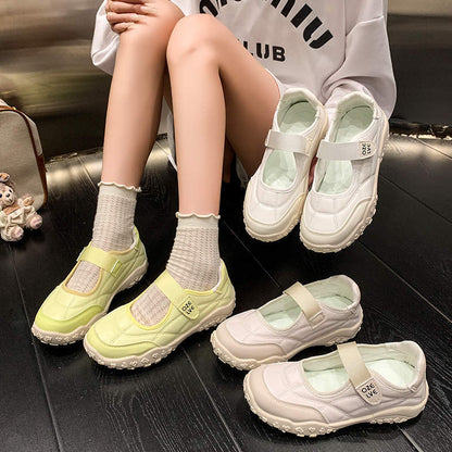 Damen Sneaker Bequem Rutschfest Elastisch Sport - BerlinGlamour