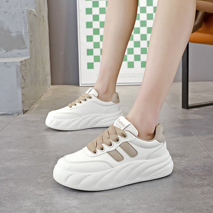 Damen Sneaker Plateau Komfort Schuhe Modern Atmungsaktiv