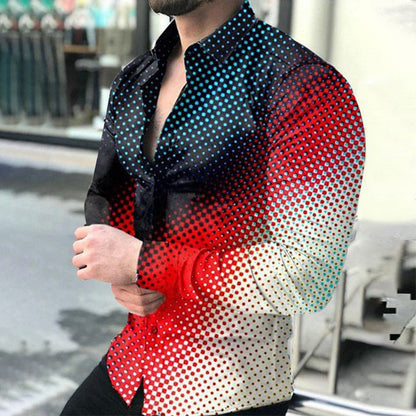 Herren Hemd mit Punktmuster Modern Berlin Style