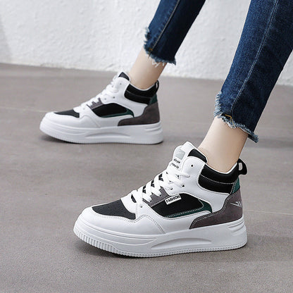 Damen Sneaker Sportlich High Top mit weicher Innensohle