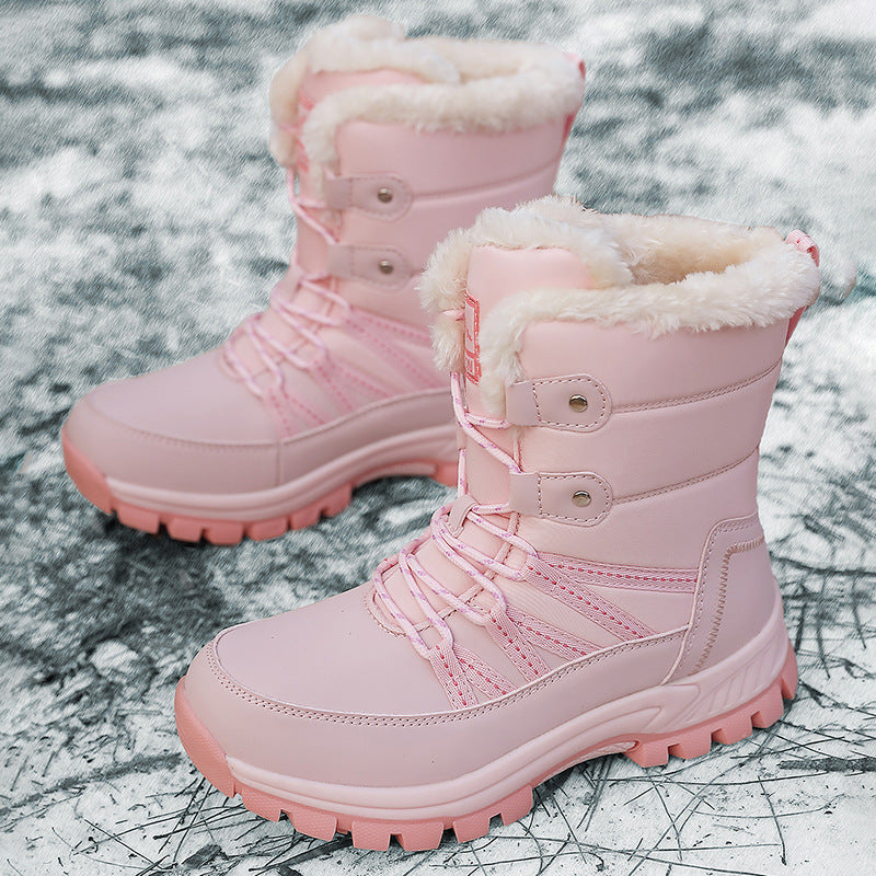 Damen Winterstiefel Gefüttert Warm Rutschfest Isolierend