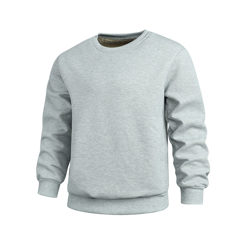 Herren Fleecepullover Bequem Warm Rundhals