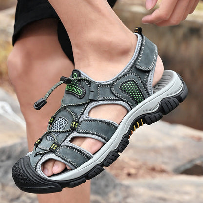 Damen Outdoor-Sandalen Sportlich Schnellschnürer Stabiler Sohle
