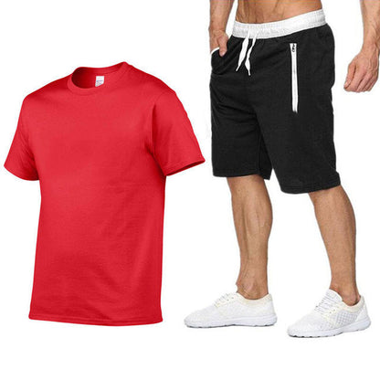 Herren Sportbekleidung Set: T-Shirt und Shorts Casual Style