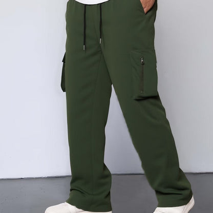 Herren Cargo-Hose Funktionale Taschen Verstellbar Baumwolle