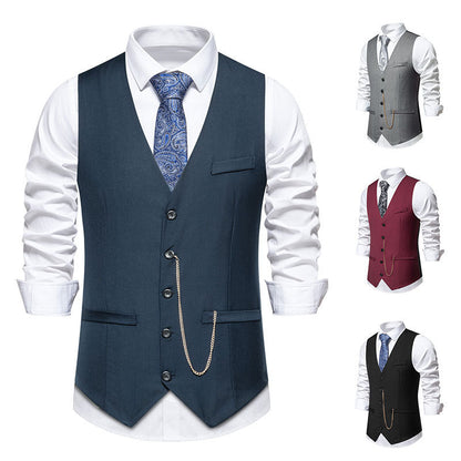 Herren Anzugweste Elegant Klassisch Modern