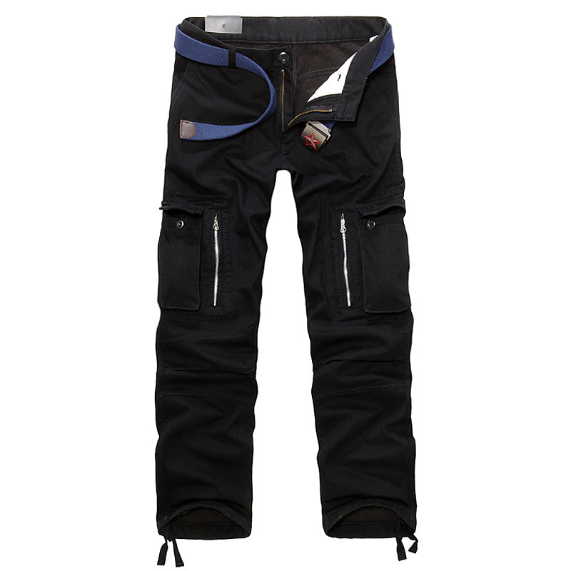 Herren Cargo-Hose Bequem Vielseitig Reißverschluss-Taschen