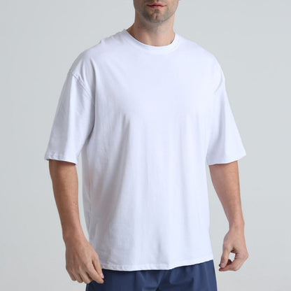 Herren T-Shirt Bequem Loose Fit aus Baumwolle