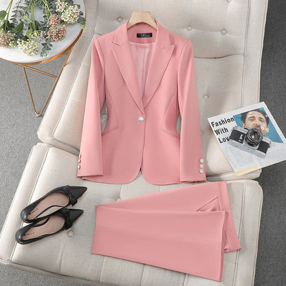 Moderne Business Blazer Hosenkombi Damen
