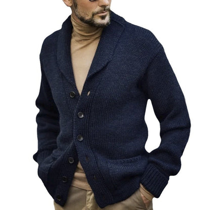 Herren Strickcardigan Weich Kuschelig Winter