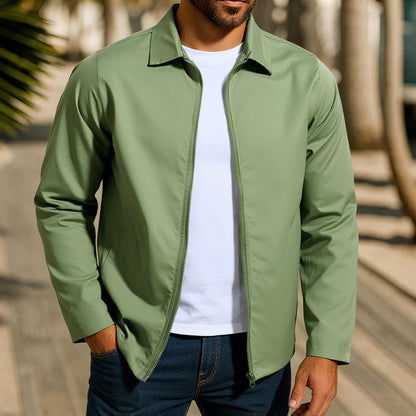 Herren Freizeitjacke Windschutz Wasserabweisend Modern