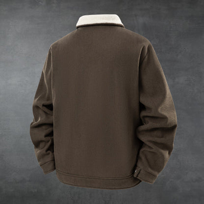 Herren Feldjacke Warm Isoliert Winterjacke Mit Futter