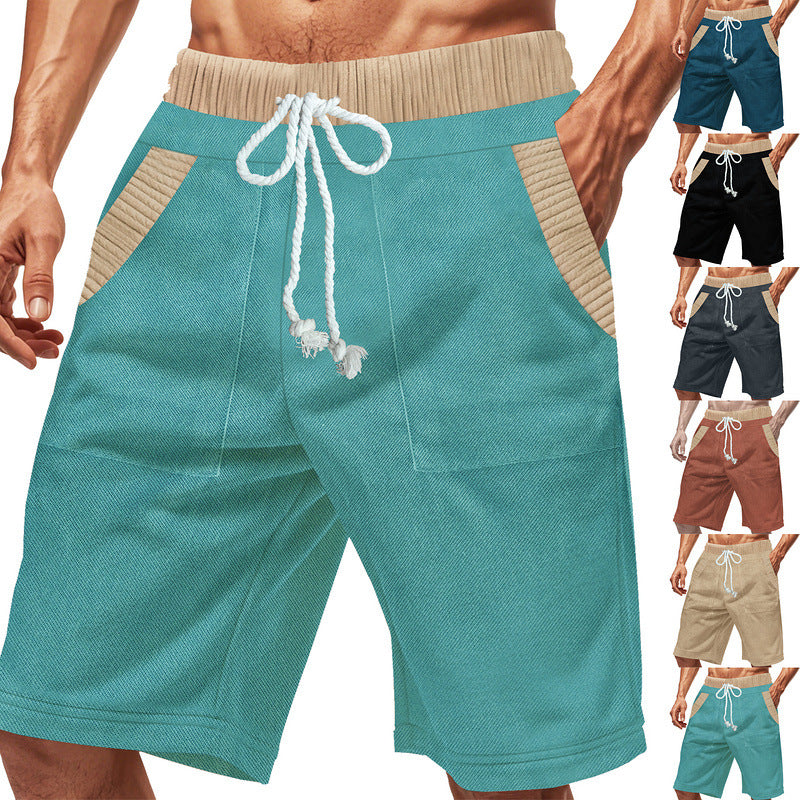 Herren Shorts Elastisch Bequem Mit Taschen