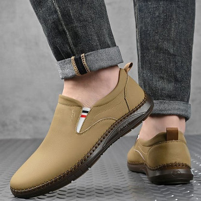 Damen Schuhe Slip-On Weichleder Elegante Bequem - BerlinGlamour