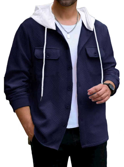 Herren Kapuzenjacke Lässig Mit Taschen Sportlich