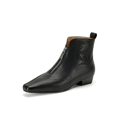 Damen Stiefeletten Elegant Reißverschluss Komfort Schuhe