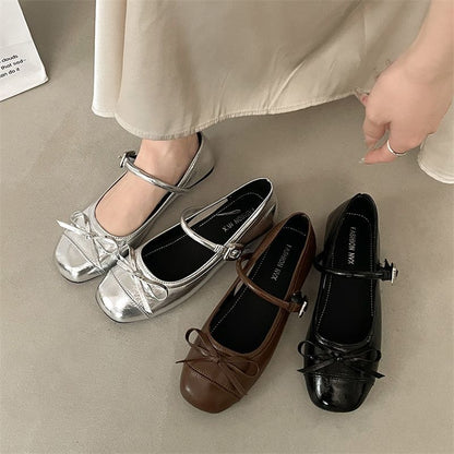Damen Ballerinas Elegante Spitze Riemen Schuhe - BerlinGlamour