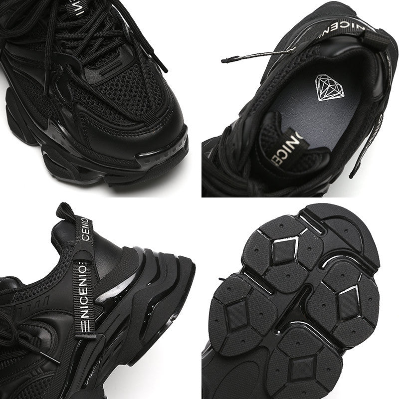 Damen Sneaker Sportlich Atmungsaktiv Gepolstert Trend