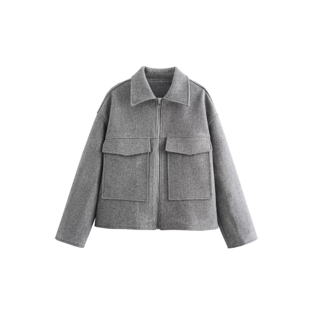 Wärmeisolierte Damen Winterjacke Isolierende Overshirt