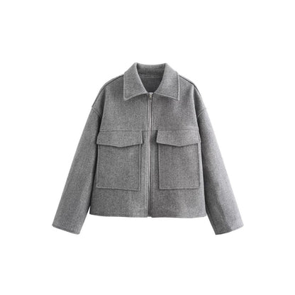 Wärmeisolierte Damen Winterjacke Isolierende Overshirt