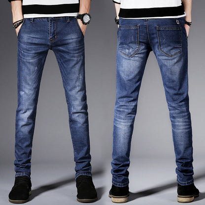 Herren Jeans Slim Fit Destroyed Trendy