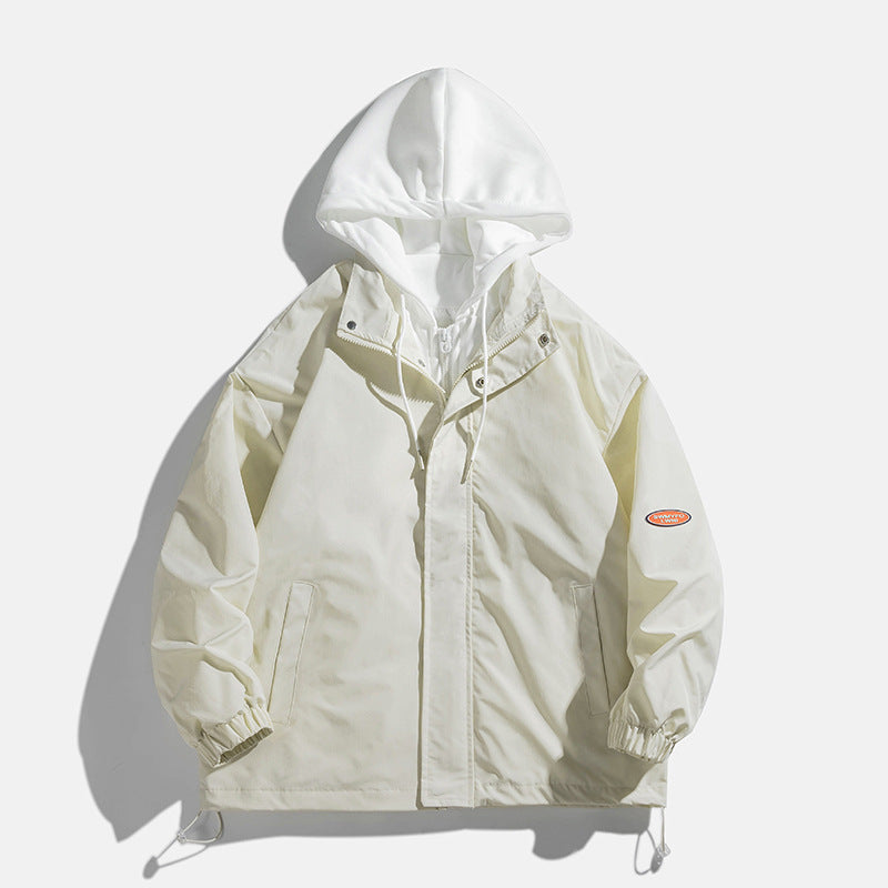 Unisex Übergangsjacke atmungsaktiv mit Kapuze Wasserabweisend