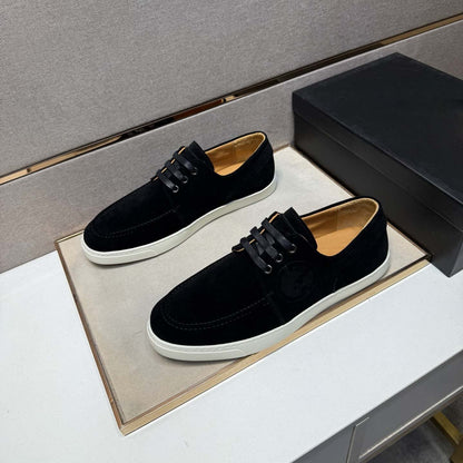Damen Sneaker Mokassin Weichleder Rutschfest