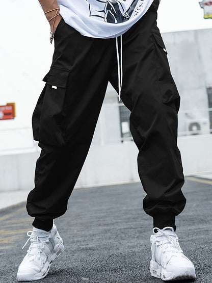 Herren Cargo-Hose Sportlich Elastisch Vieltaschig