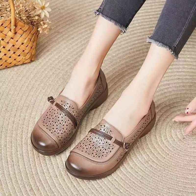 Damen Ballerinas Bequem Flach Schuhe Modern