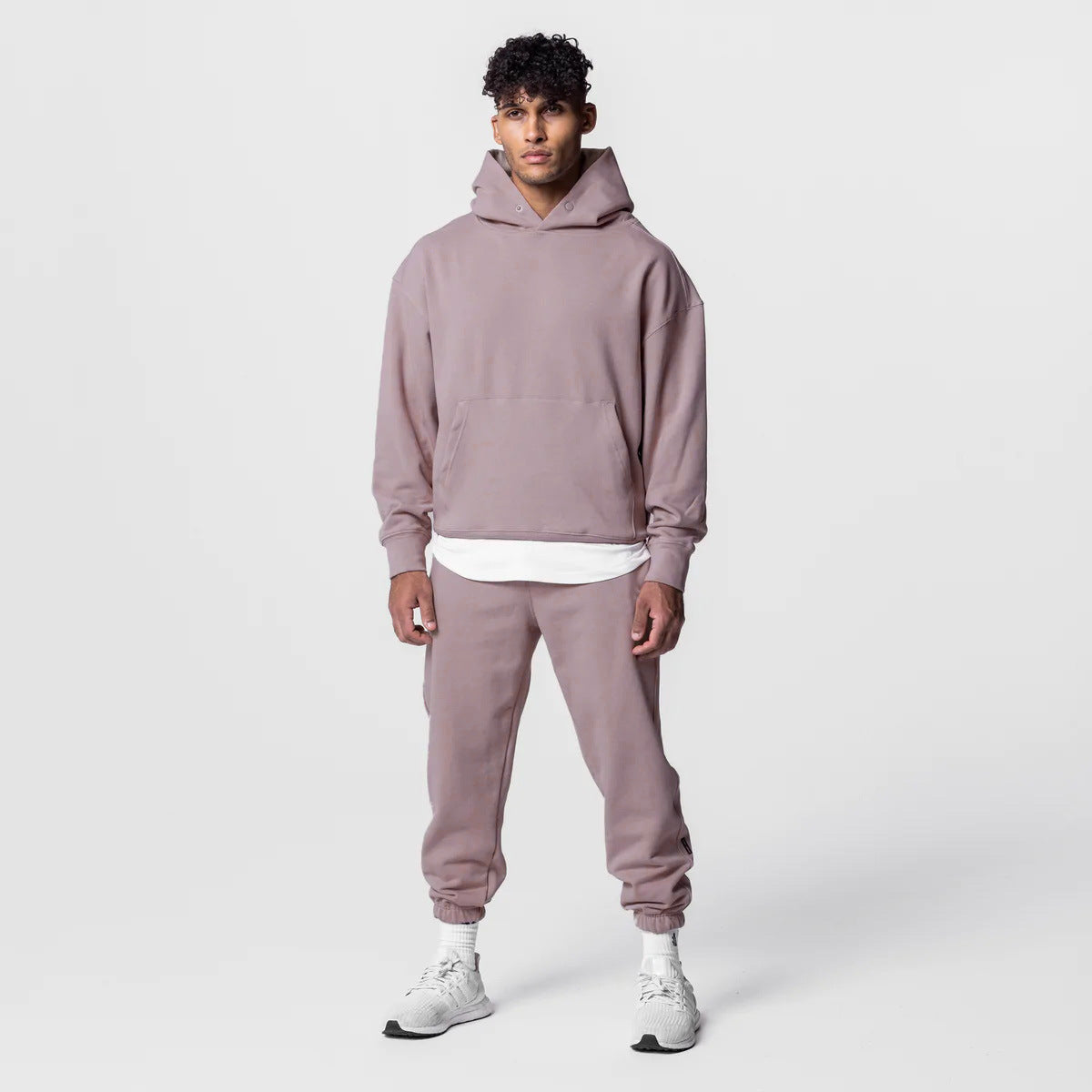 Herren Hoodie Lässig Mit Kängurutasche Sportlich